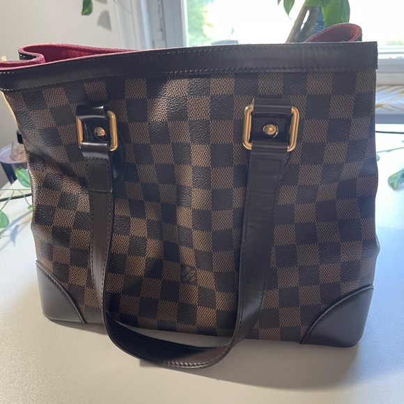 Damier Ebene Hampstead MM Louis Vuitton, can video call to show every angle! - Picture 5 of 6